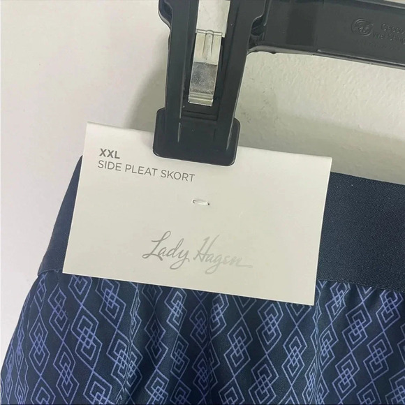 Lady Hagen Women’s Side Pleat Contrast Golf Skort Size XXL NWT - Picture 4 of 6